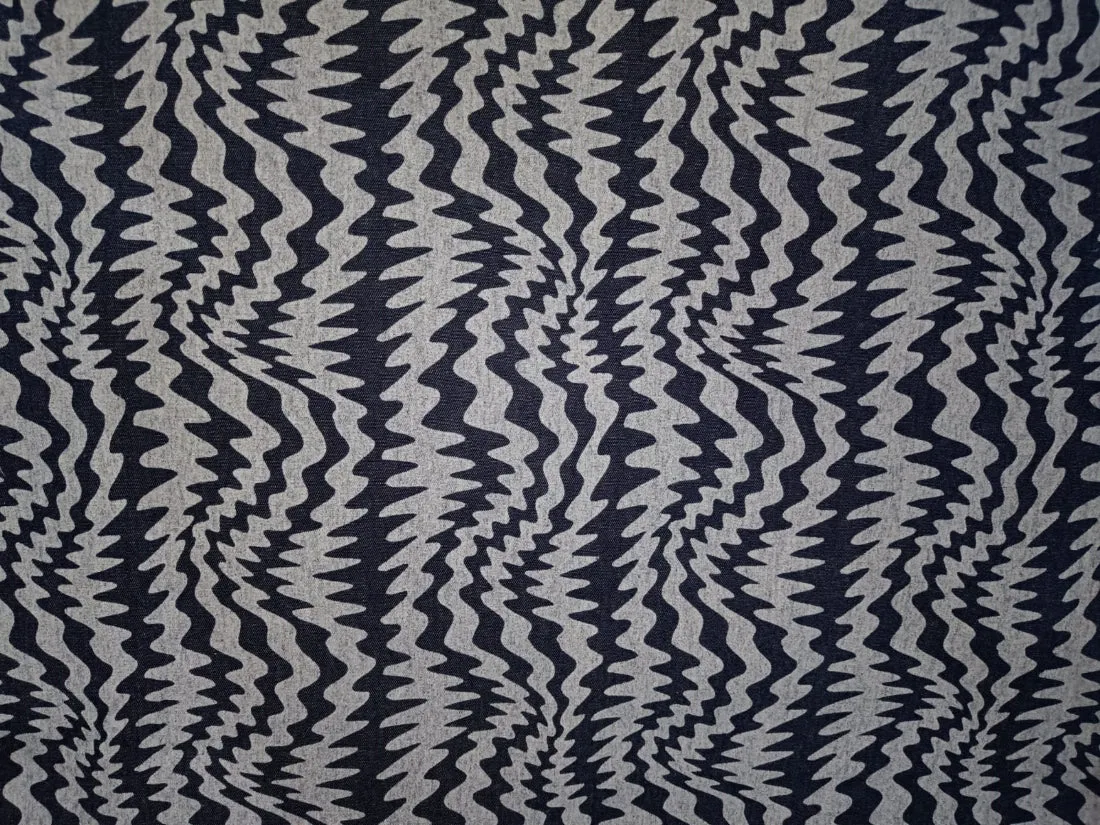 100% Cotton Denim  Fabric 58" wide available in FIVE STYLES  styles [ZIG ZAG / UNICORN / HEART / DENIM BLUE STARS /DINOSAUR/BLACK,BLUE STARS] [15054/55/66/68/15351/54]