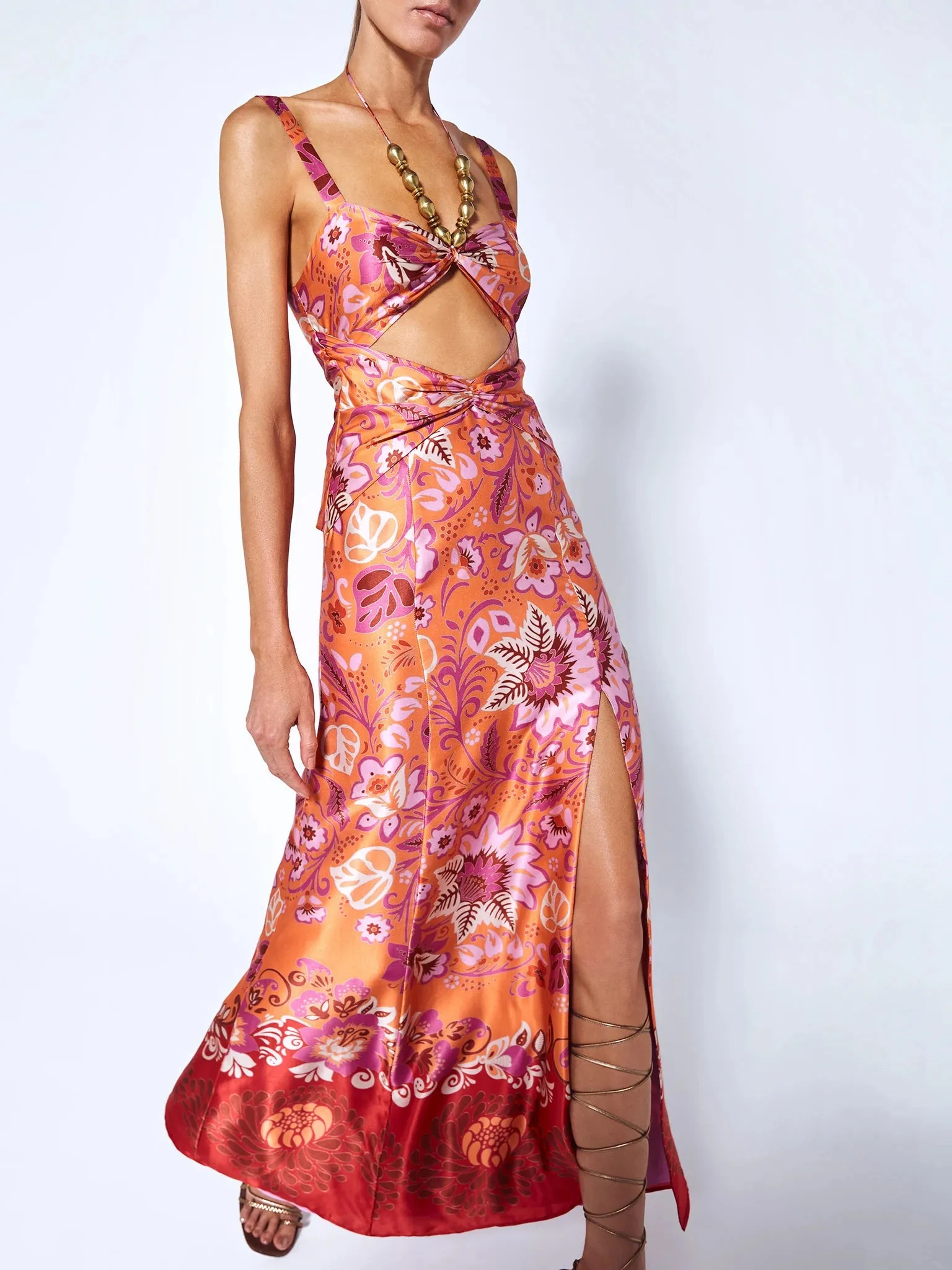 Alexis Nisa Dress in Orange Blossom