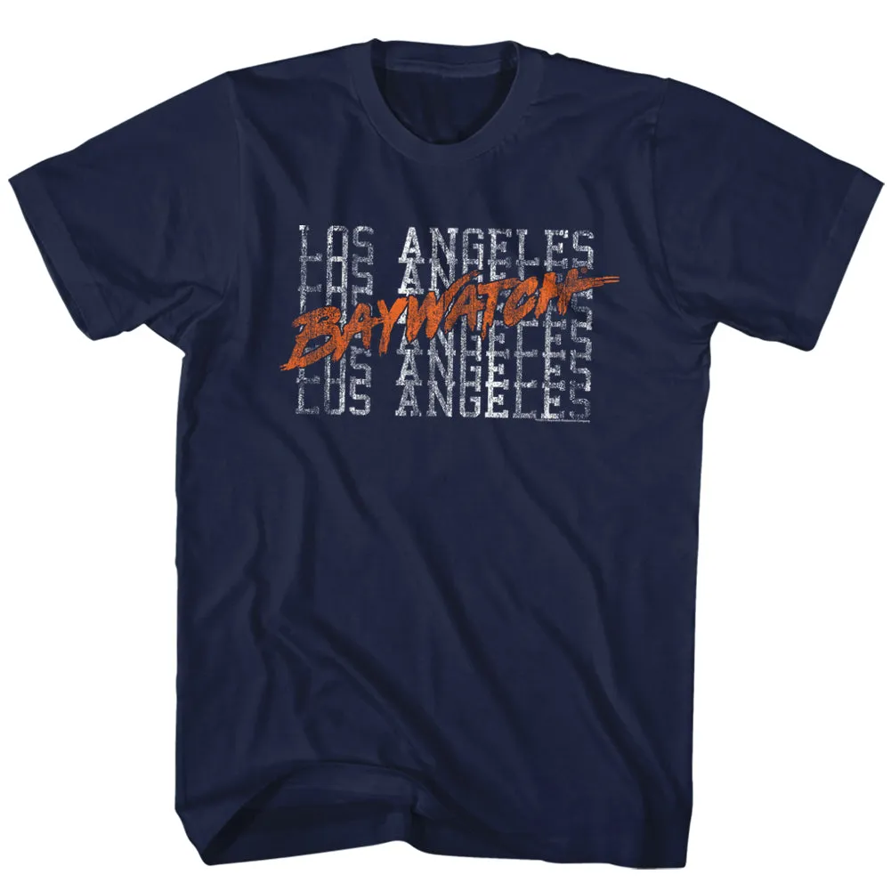 Baywatch L.A. Beaches Men's T-Shirt