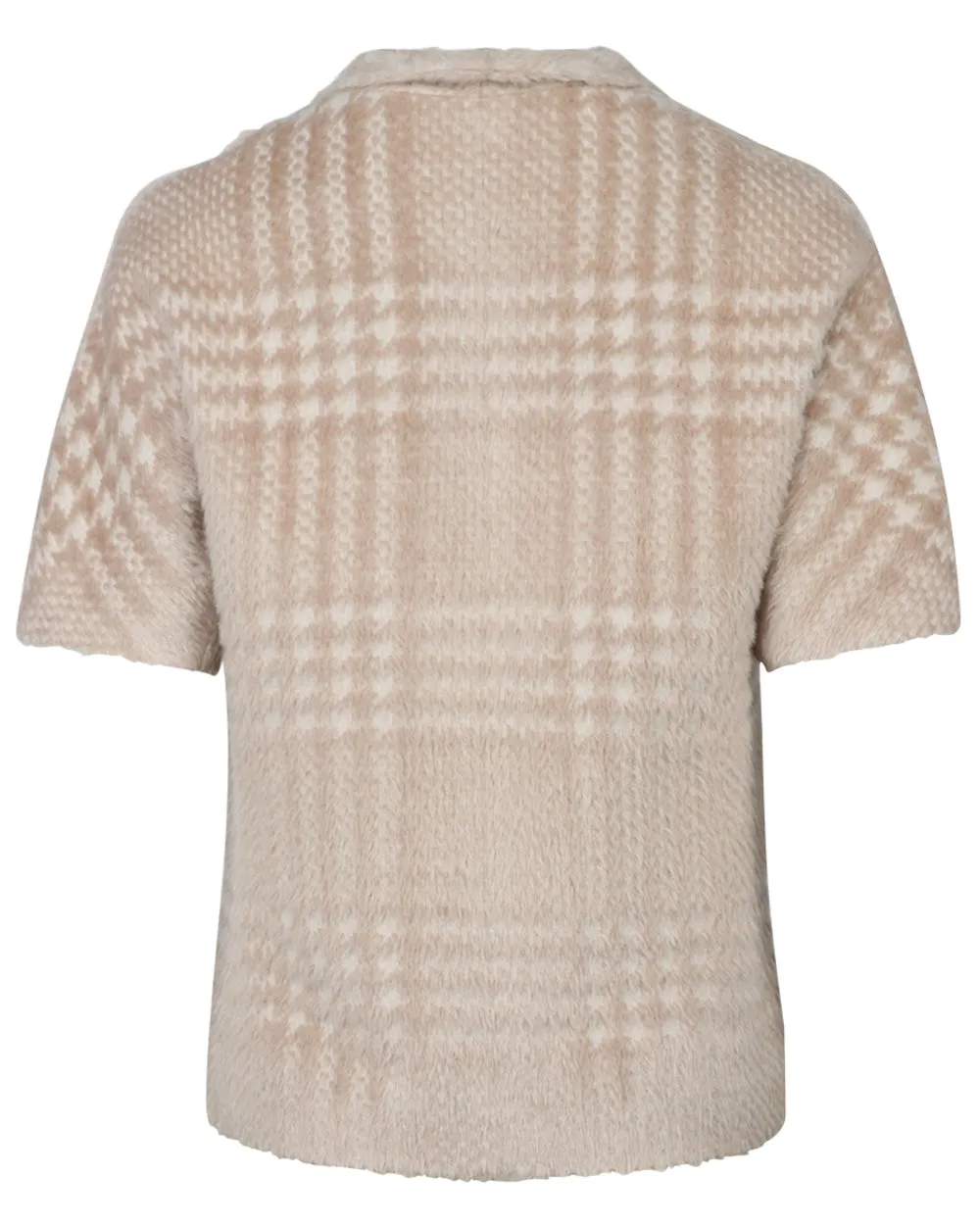 Beige Short Sleeve Jacket