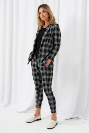 Betty Basics Miranda Ponte Joggers Black Check