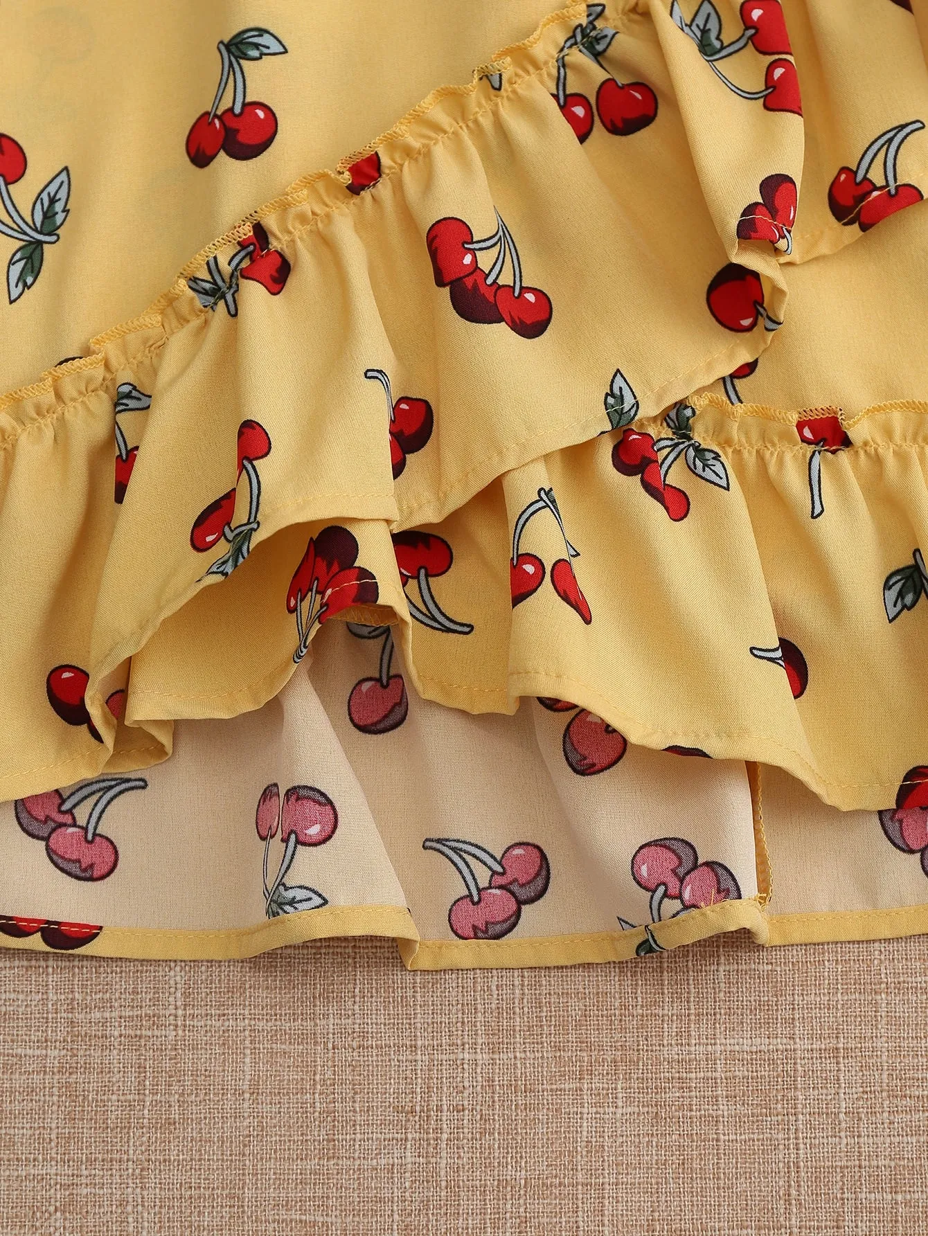 Boho Fruit&Vegetable Zipper High Waist Mini Women Skirt