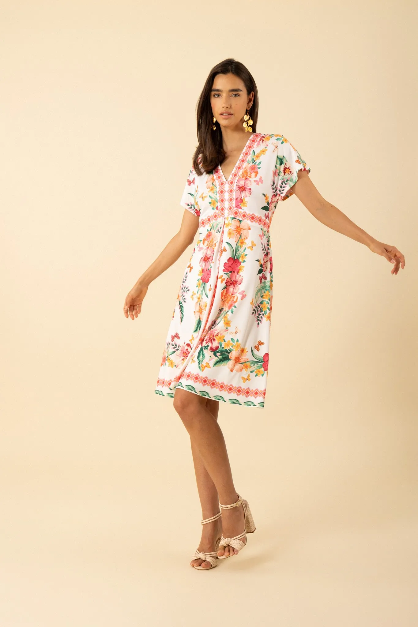 Bridget Midi Dress - Ivory