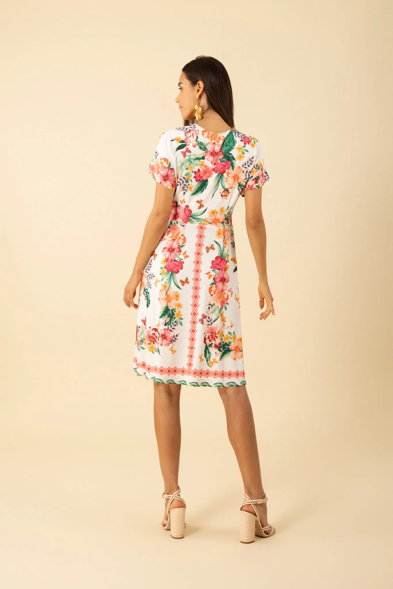 Bridget Midi Dress - Ivory