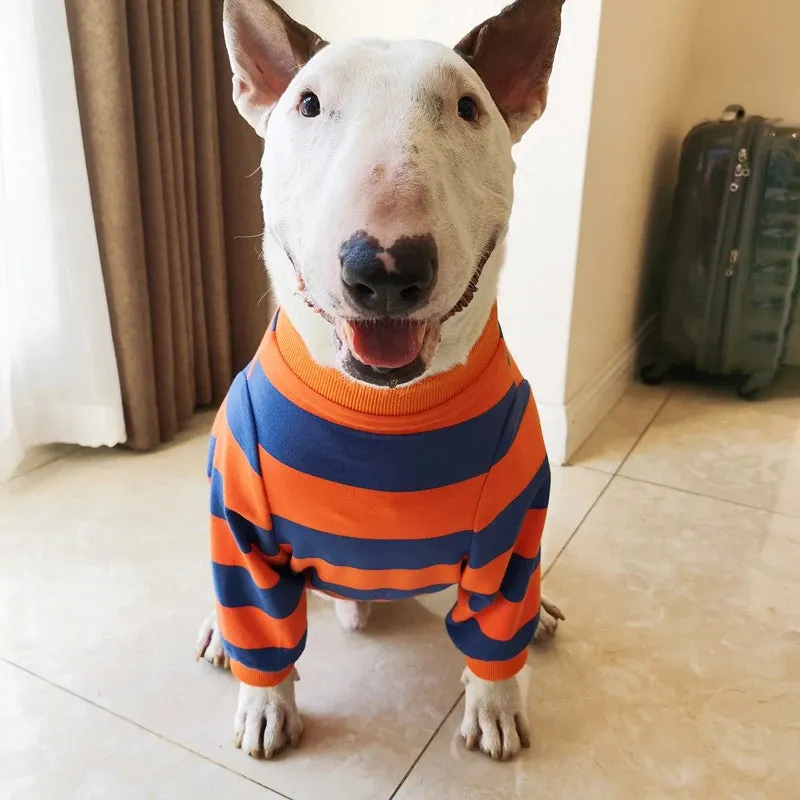 Bull Terrier Dog Clothes T-shirt Hoodie American Bully Pitbull Fashionable Dog Clothes for Bull Terriers, Pitbulls, Corgis, and More - T-Shirts, Hoodies, and Coats Corgi Samoyed Husky Labrador Golden Retriever Dog Clothing Coat