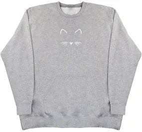 Cat Face - Huge Oversized Hoodless Hoodie