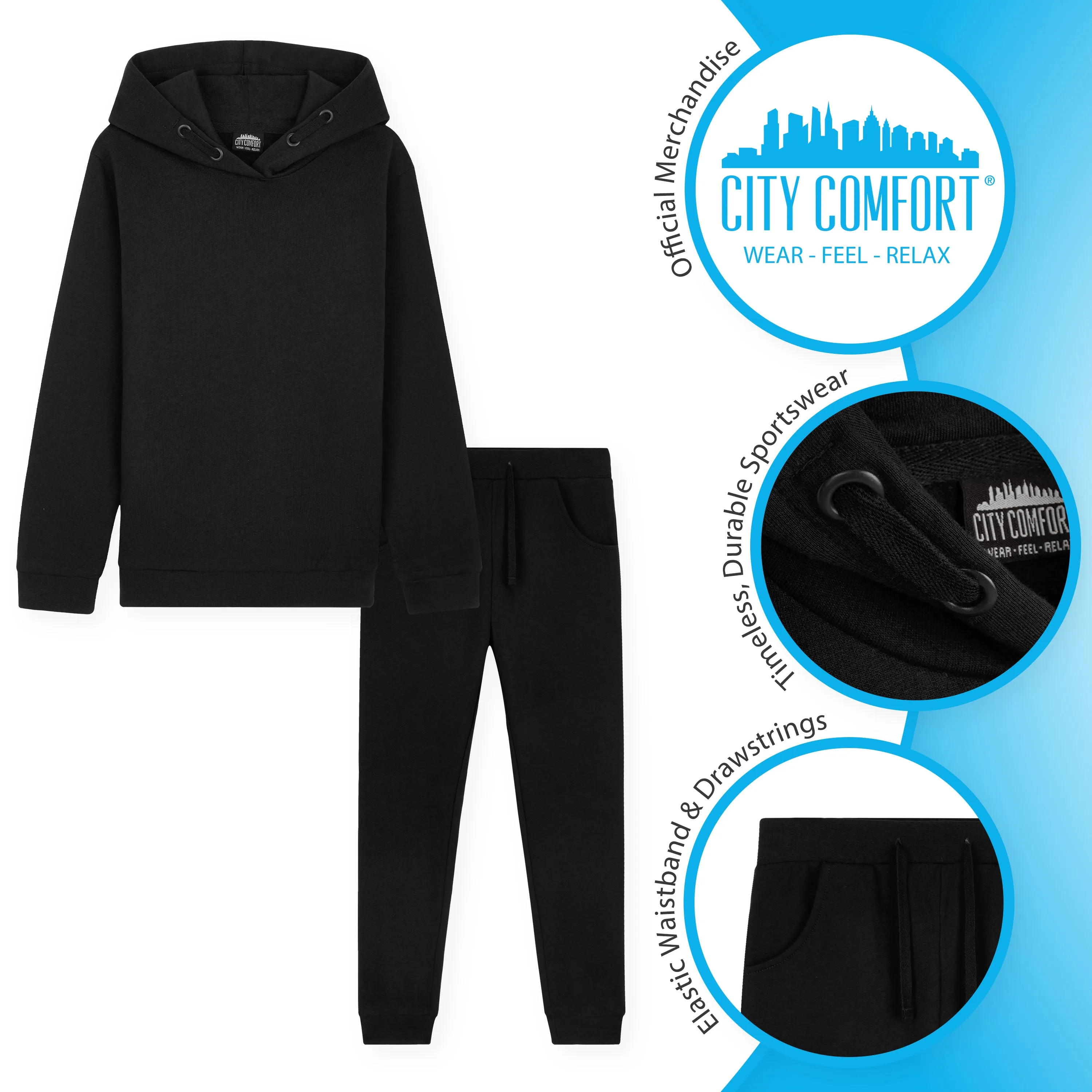 CityComfort Boys Tracksuit, Hoodies And Joggers For Boys