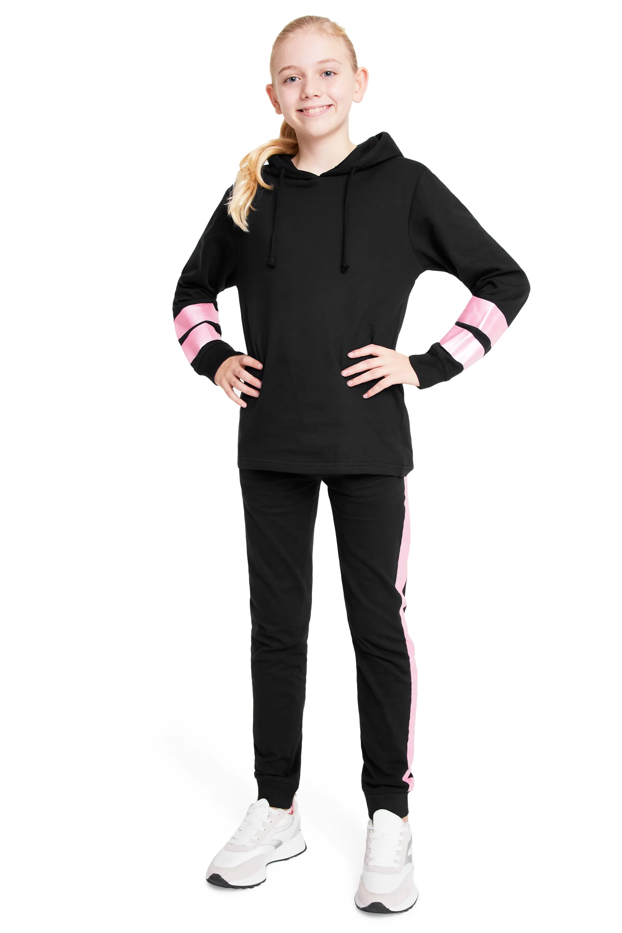 CityComfort Girls Tracksuit Set - RoseGold- Tracksuit for Girls