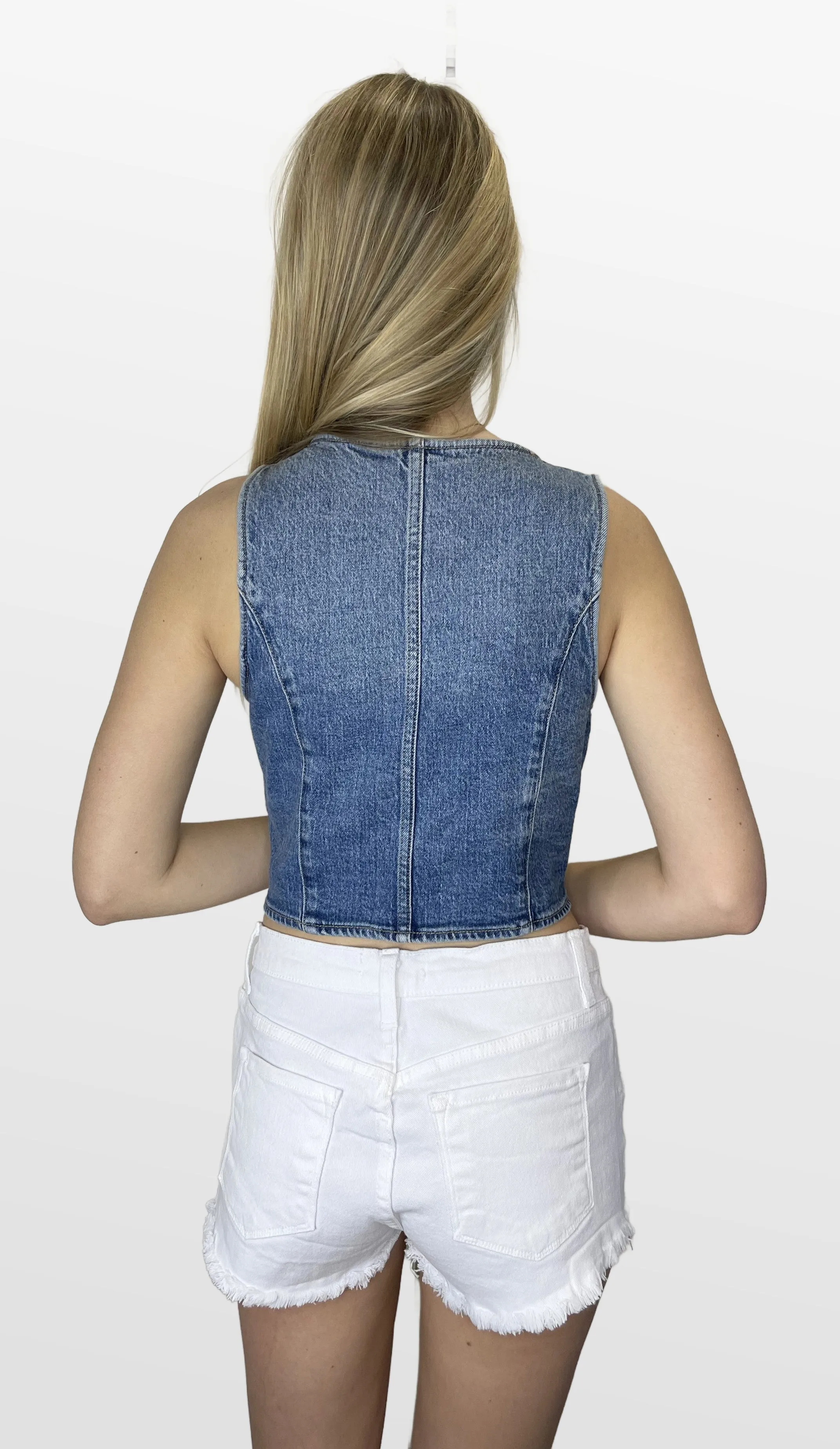 Classic Statement Denim Vest