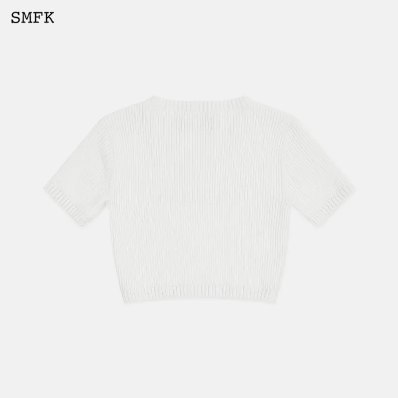 Compass Flower of Dark Classic Cashmere Short Tee White