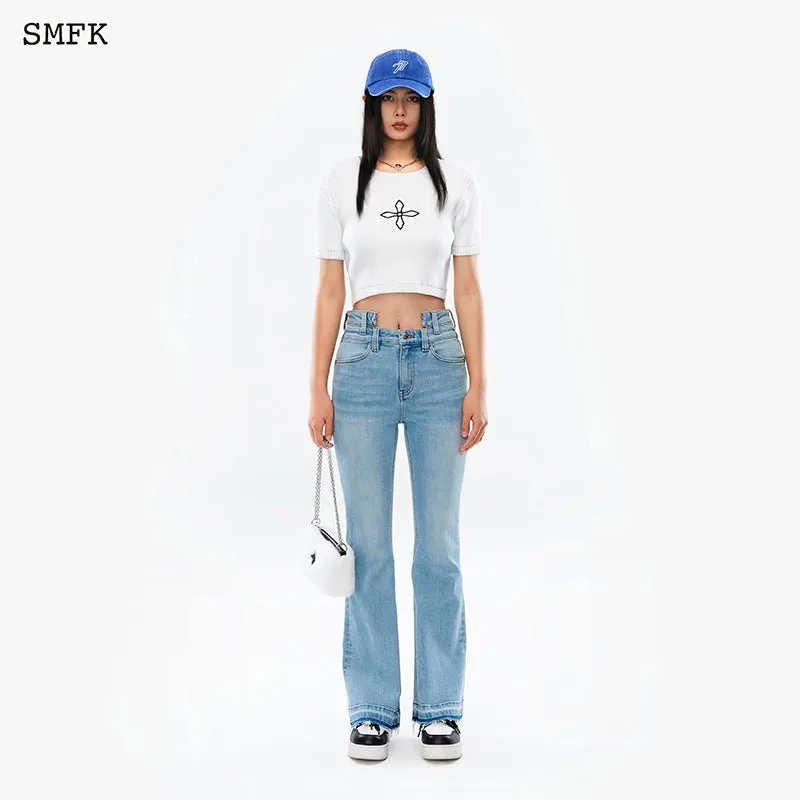 Compass Flower of Dark Classic Cashmere Short Tee White