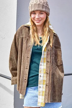 Corduroy Shirt Jacket
