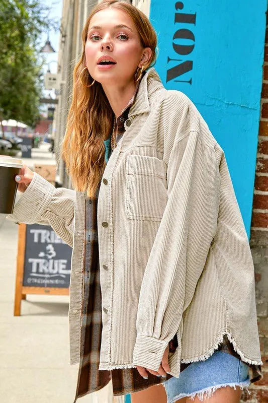 Corduroy Shirt Jacket