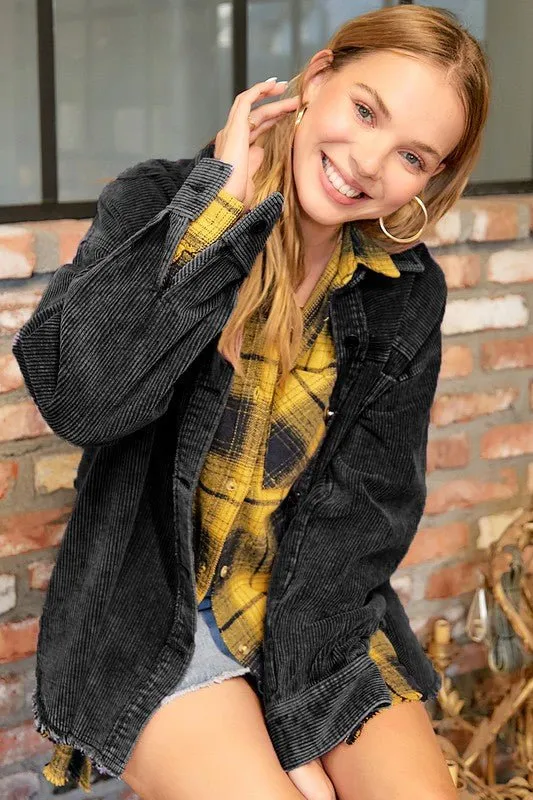 Corduroy Shirt Jacket