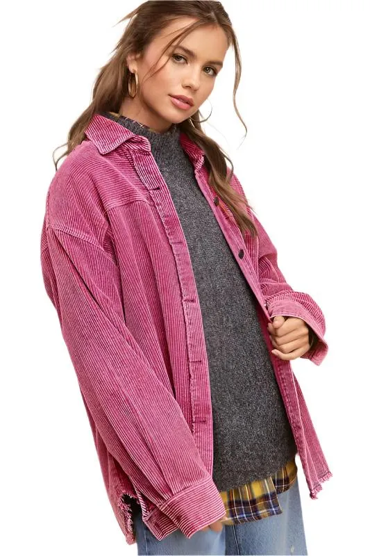 Corduroy Shirt Jacket
