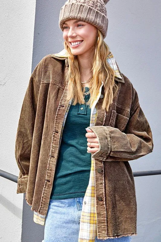 Corduroy Shirt Jacket