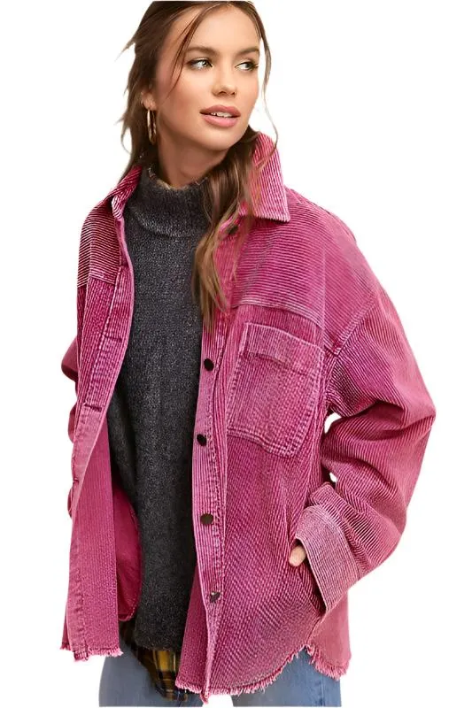 Corduroy Shirt Jacket