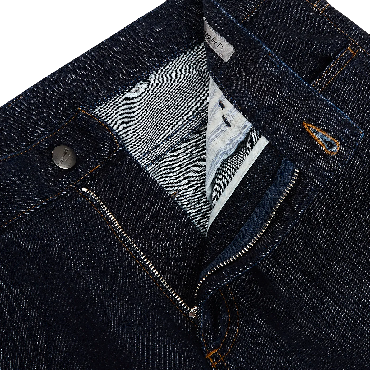 Dark Indigo Cotton Stretch Jeans