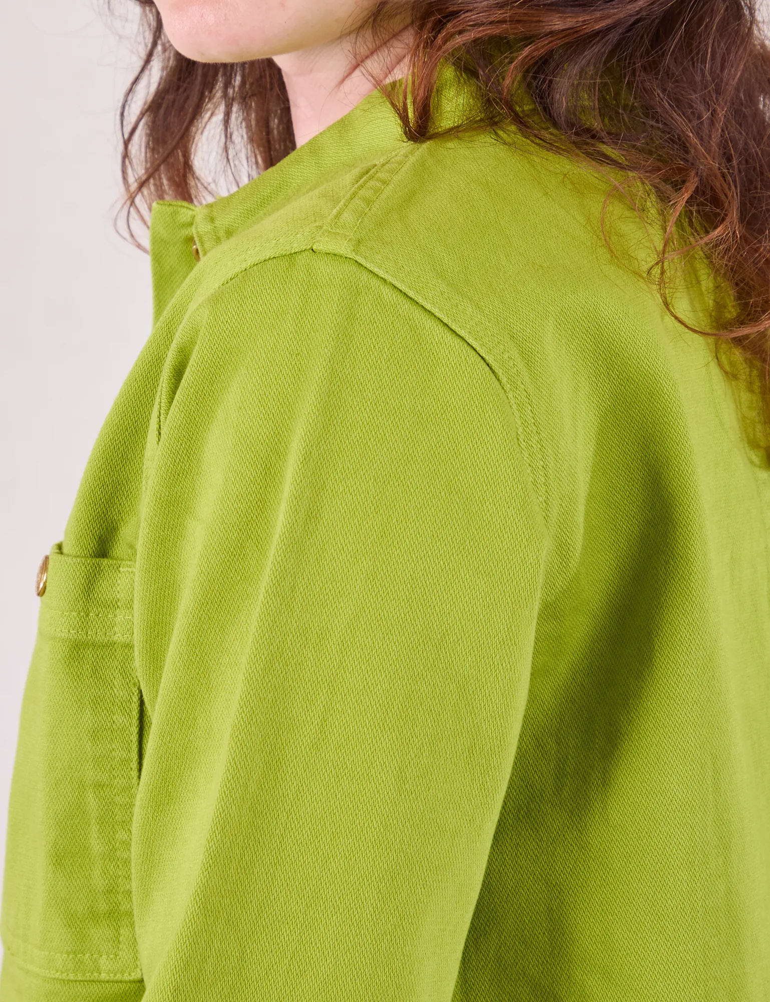 Denim Work Jacket - Gross Green