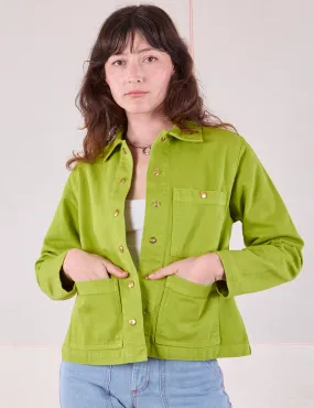 Denim Work Jacket - Gross Green