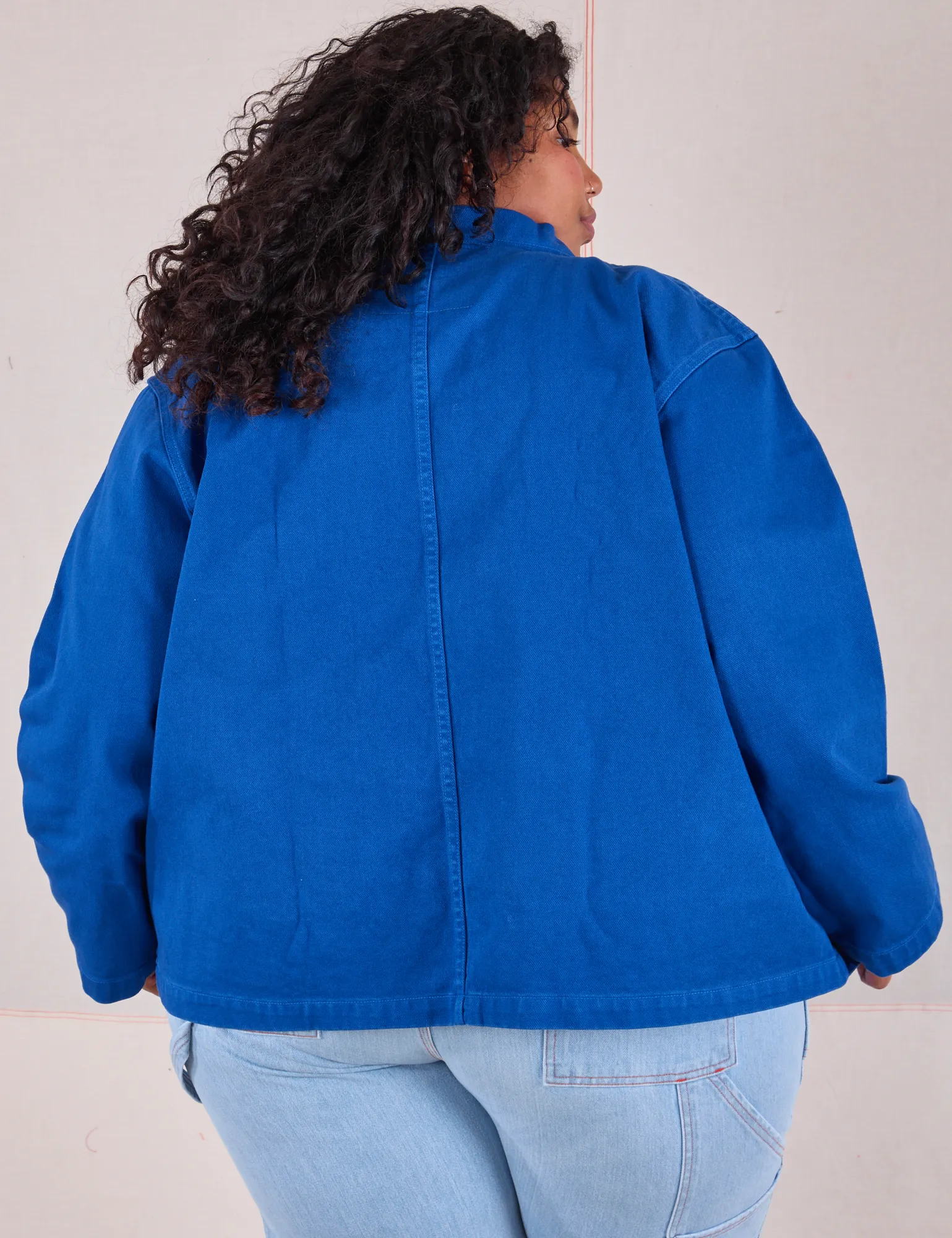 Denim Work Jacket - Royal Blue