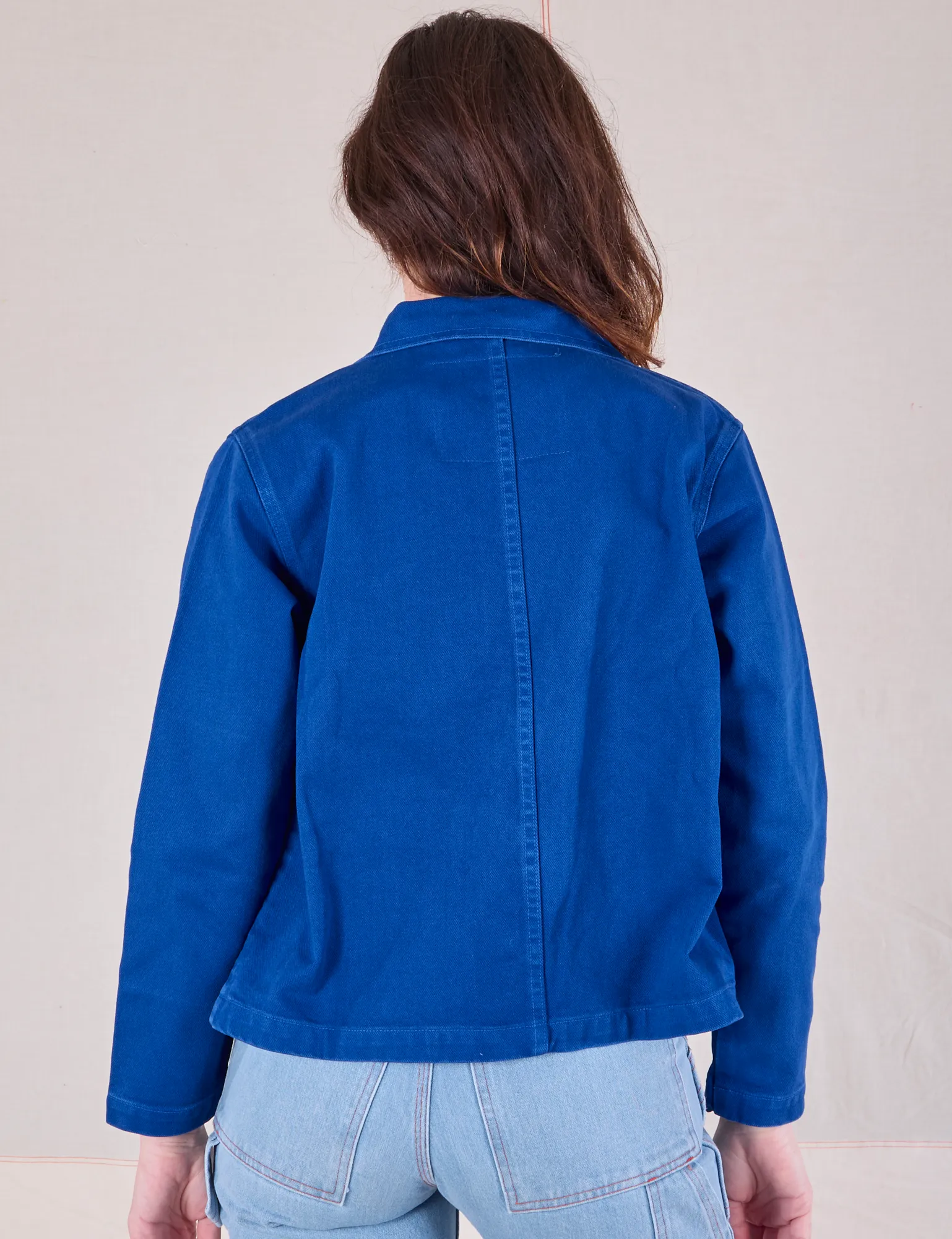 Denim Work Jacket - Royal Blue
