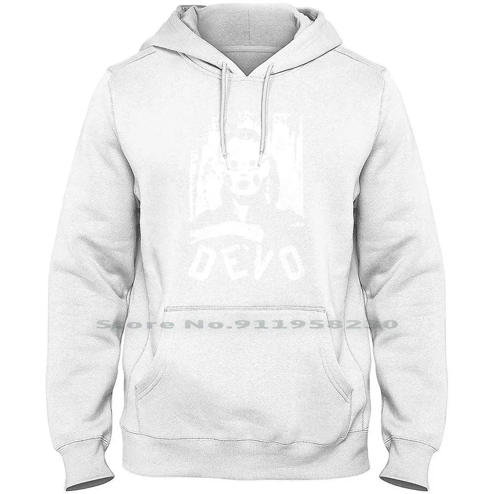 Devo Vintage Poster Hoodie – Casual Unisex Music-Inspired Sweater