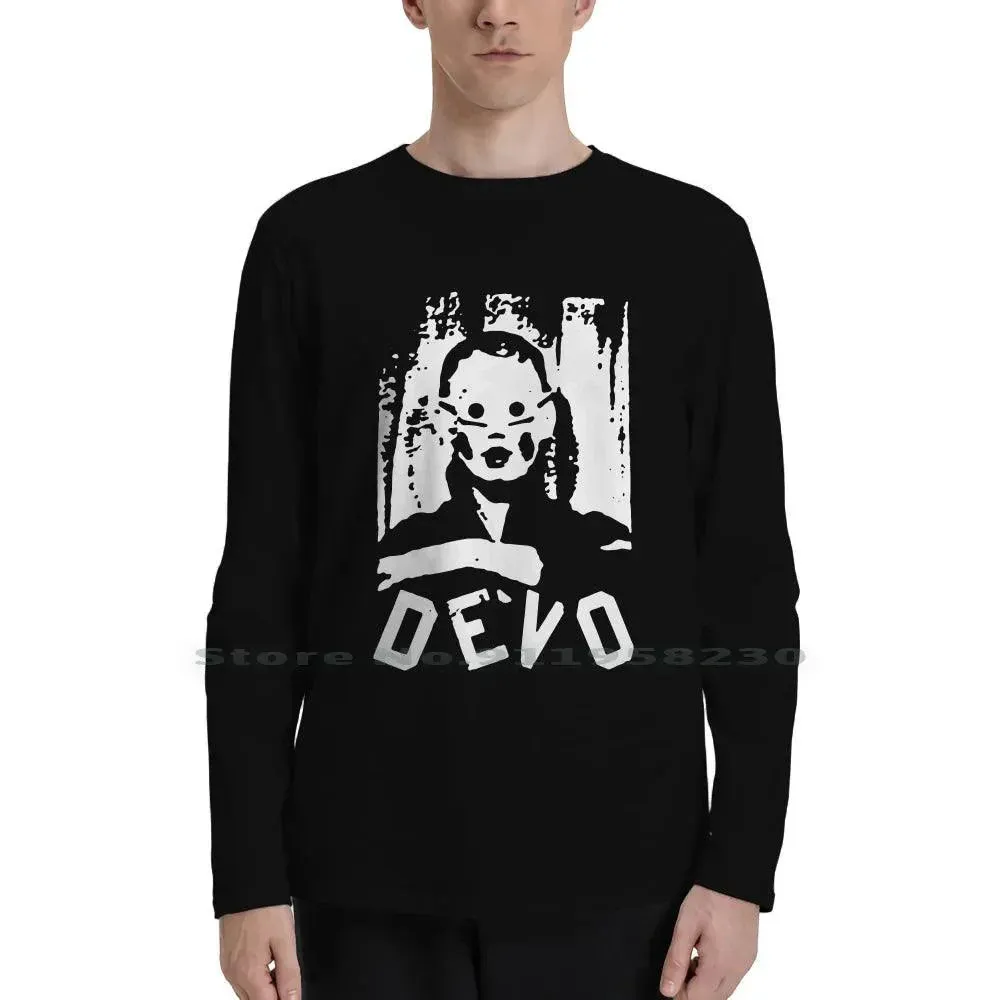 Devo Vintage Poster Hoodie – Casual Unisex Music-Inspired Sweater