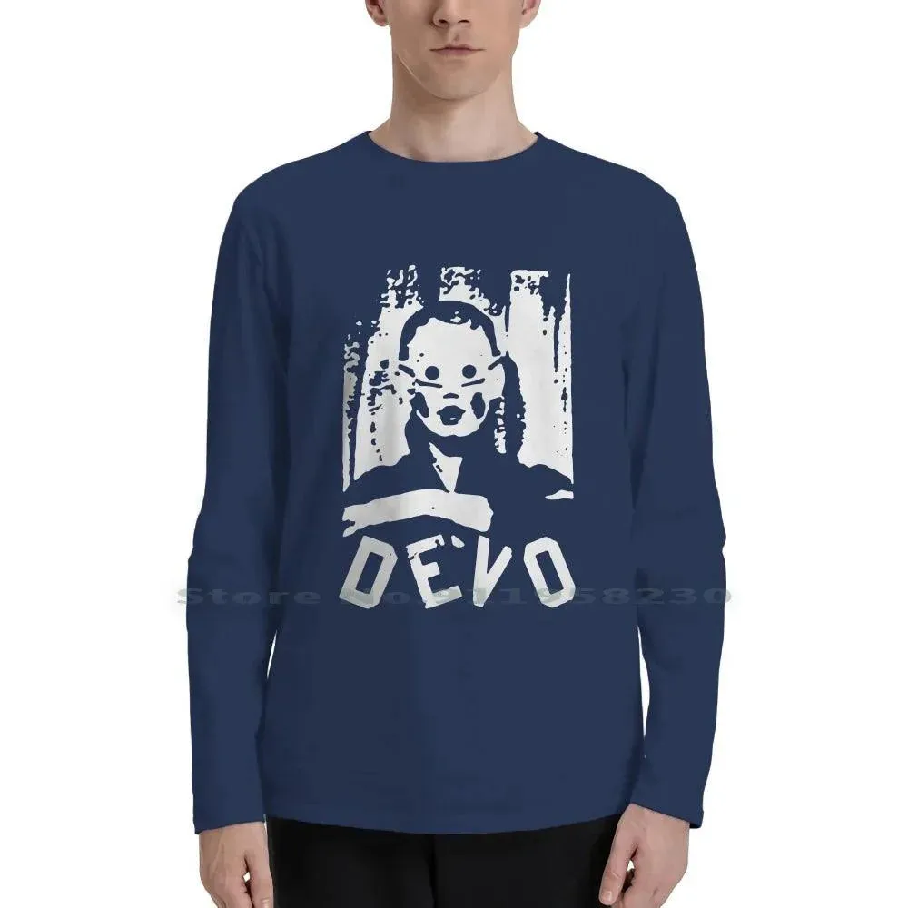 Devo Vintage Poster Hoodie – Casual Unisex Music-Inspired Sweater