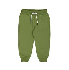 Drawstring Joggers: Green