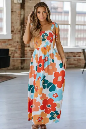 Genny Floral Print Maxi Dress | DROPSHIP