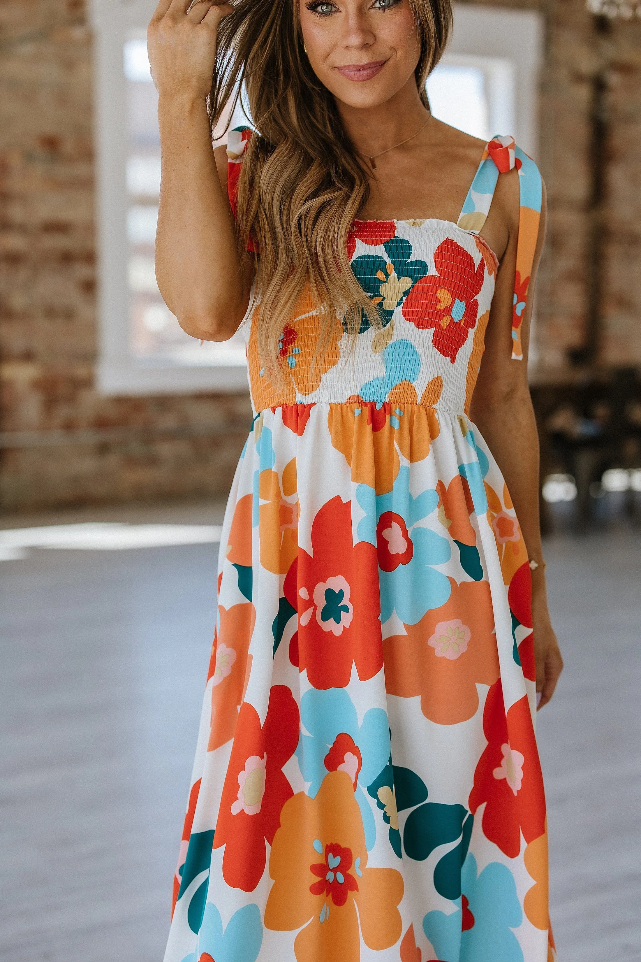 Genny Floral Print Maxi Dress | DROPSHIP