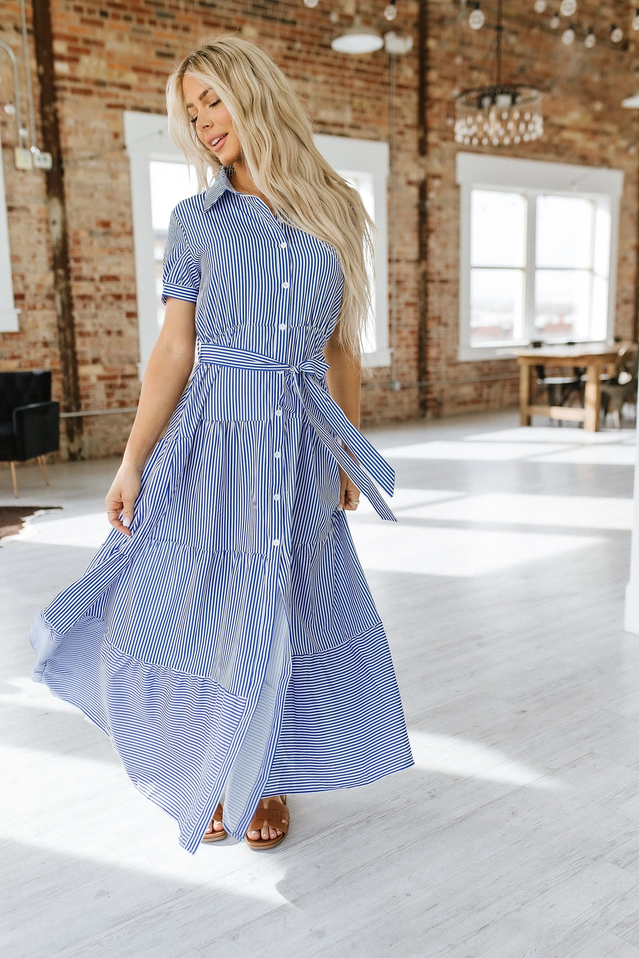 Grover Button Front Maxi Dress | DROPSHIP