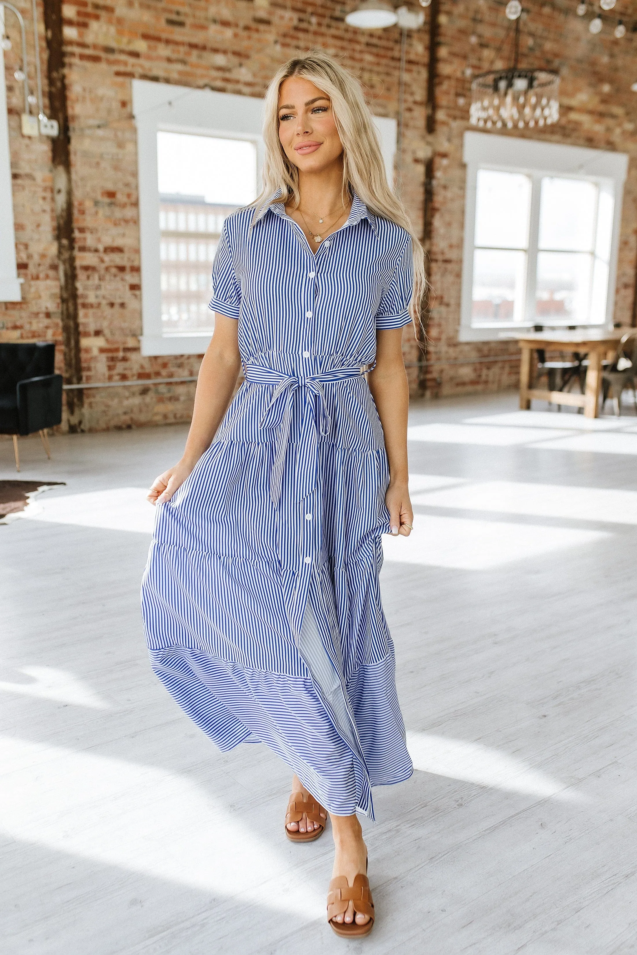 Grover Button Front Maxi Dress | DROPSHIP