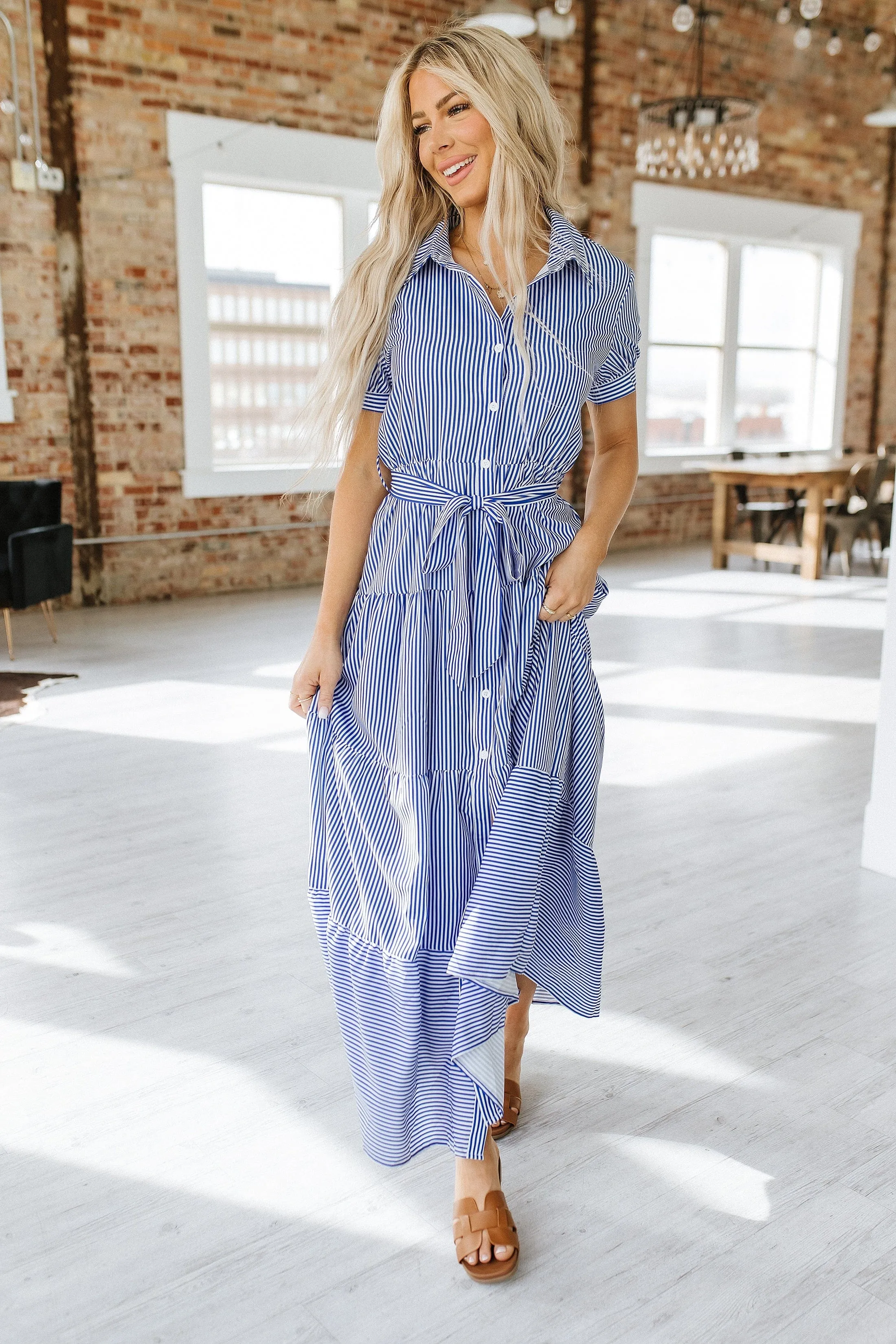 Grover Button Front Maxi Dress | DROPSHIP