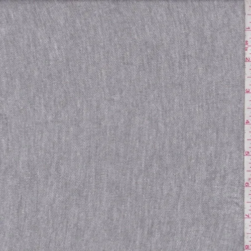 Heather Grey Pique Shirting Fabric