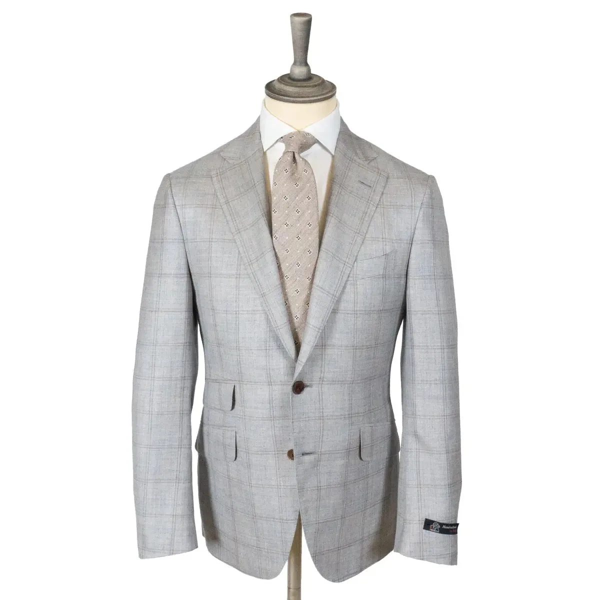 Ice Blue Loro Piana Wool, Silk, & Linen Jacket