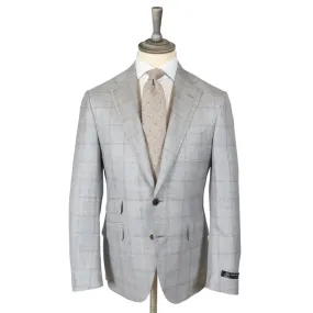 Ice Blue Loro Piana Wool, Silk, & Linen Jacket