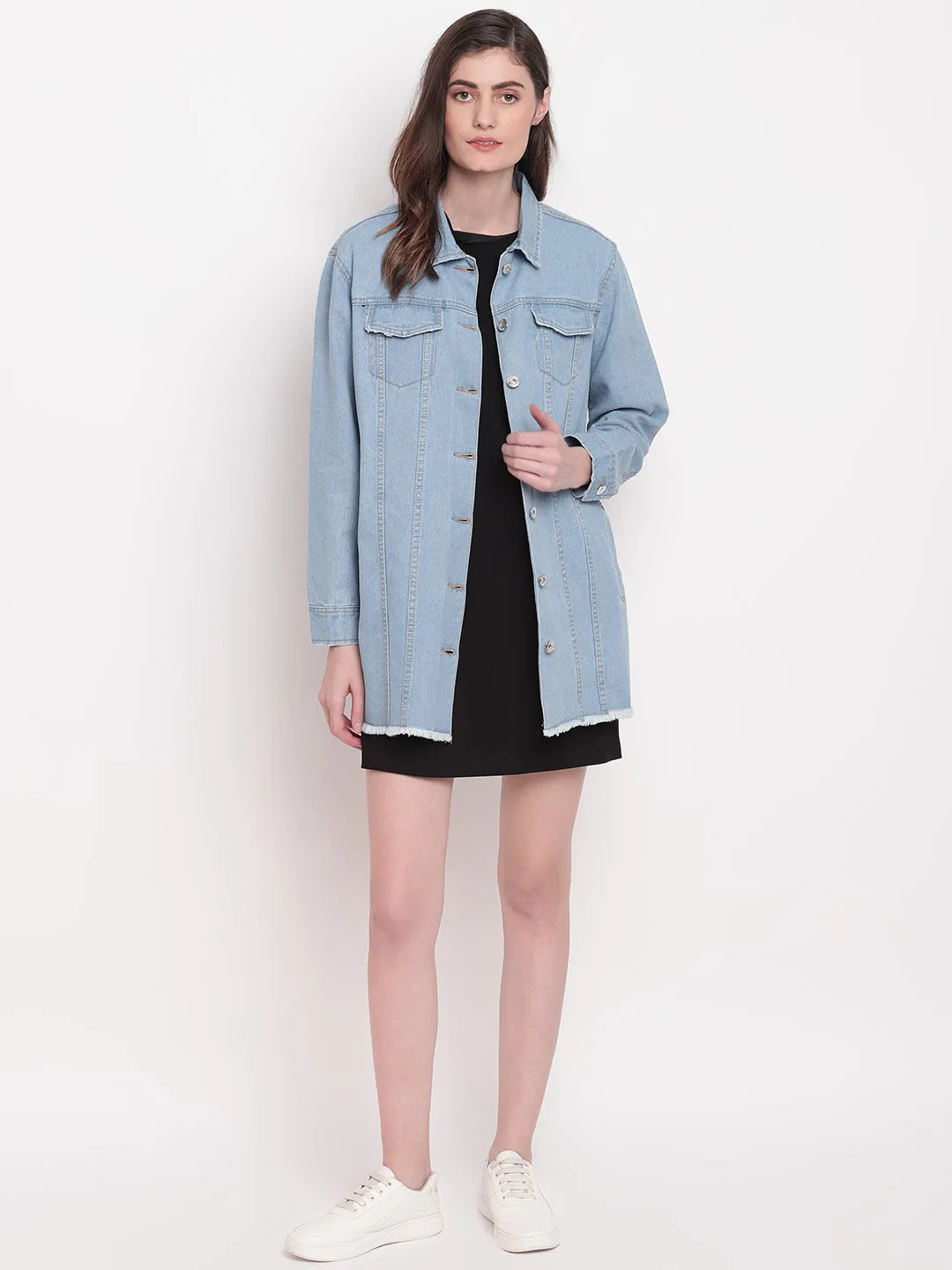 Light Blue Oversized Jacket