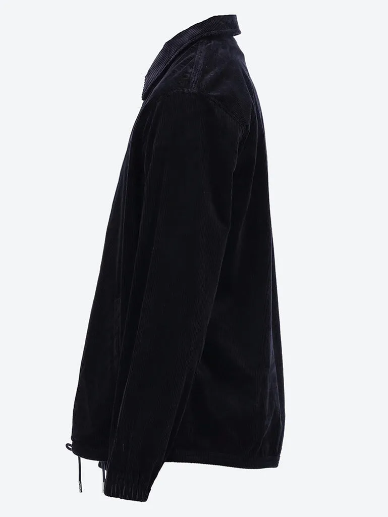 Lined windbreaker coach jacket