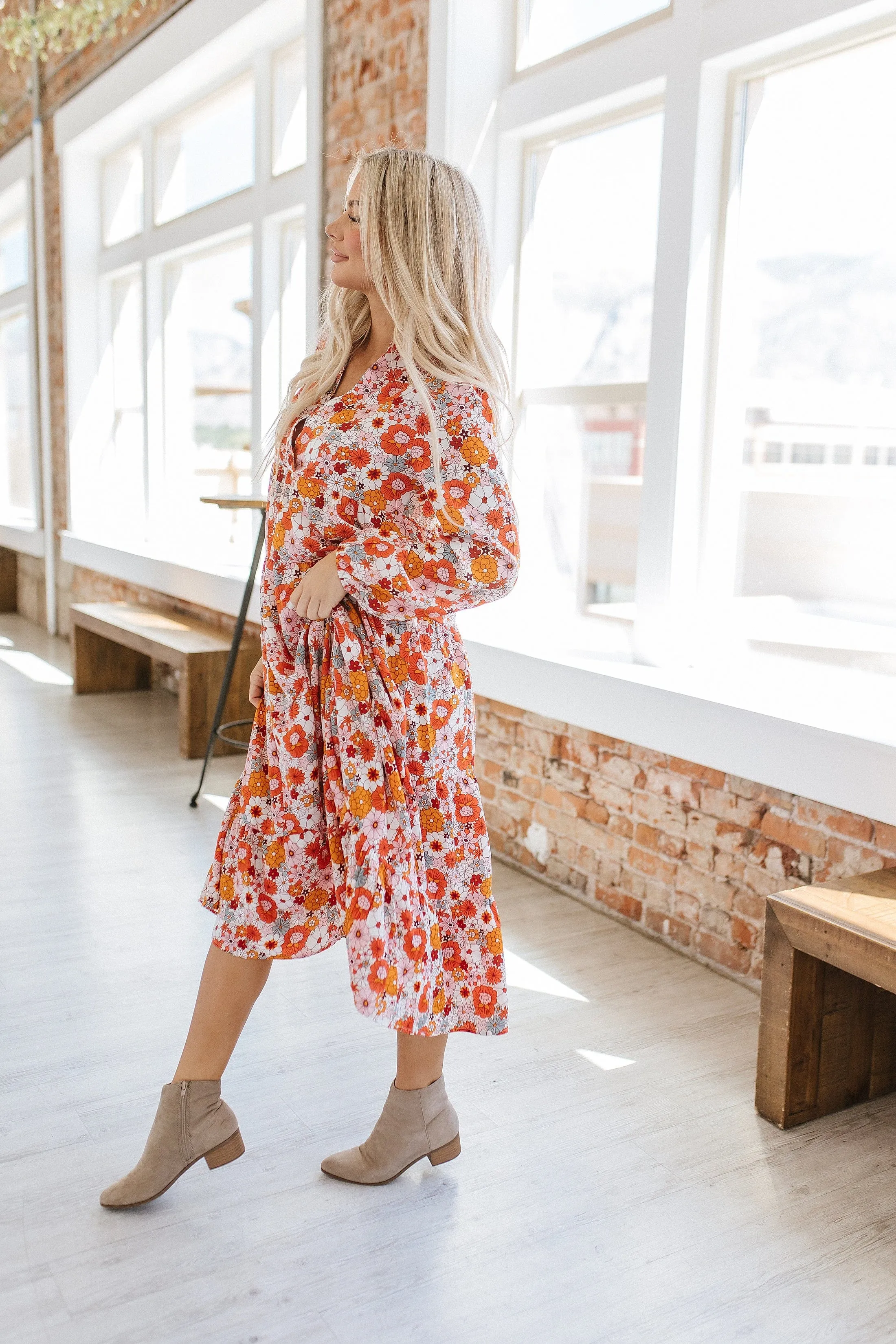 Londyn Floral Boho Dress