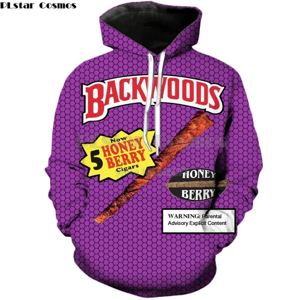 M2k Trends Backwoods Honey Berry 3D Fashion Hoodies