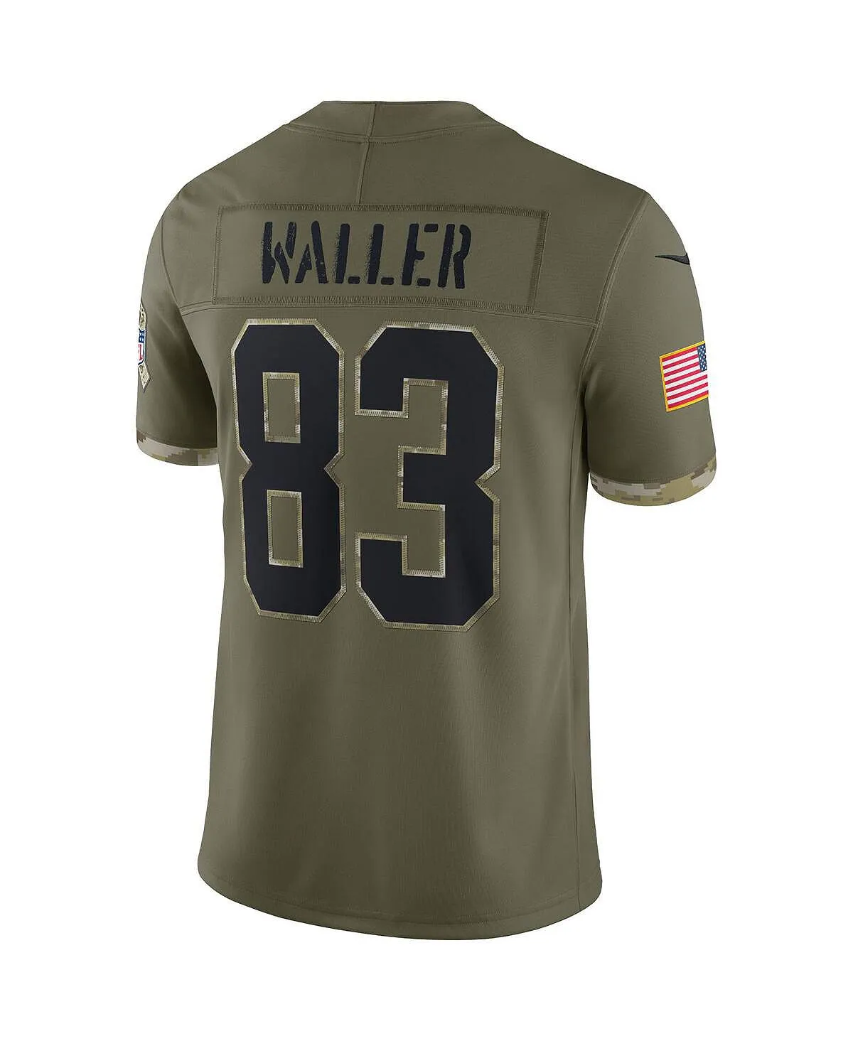 Men's t-shirt darren waller olive las vegas raiders 2022 salute to service limited jersey Nike