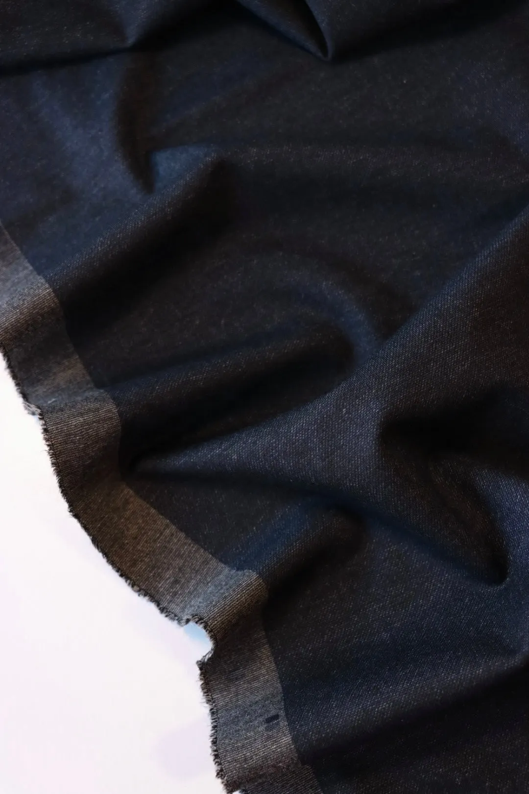 Navy Static Premium Ponte Print