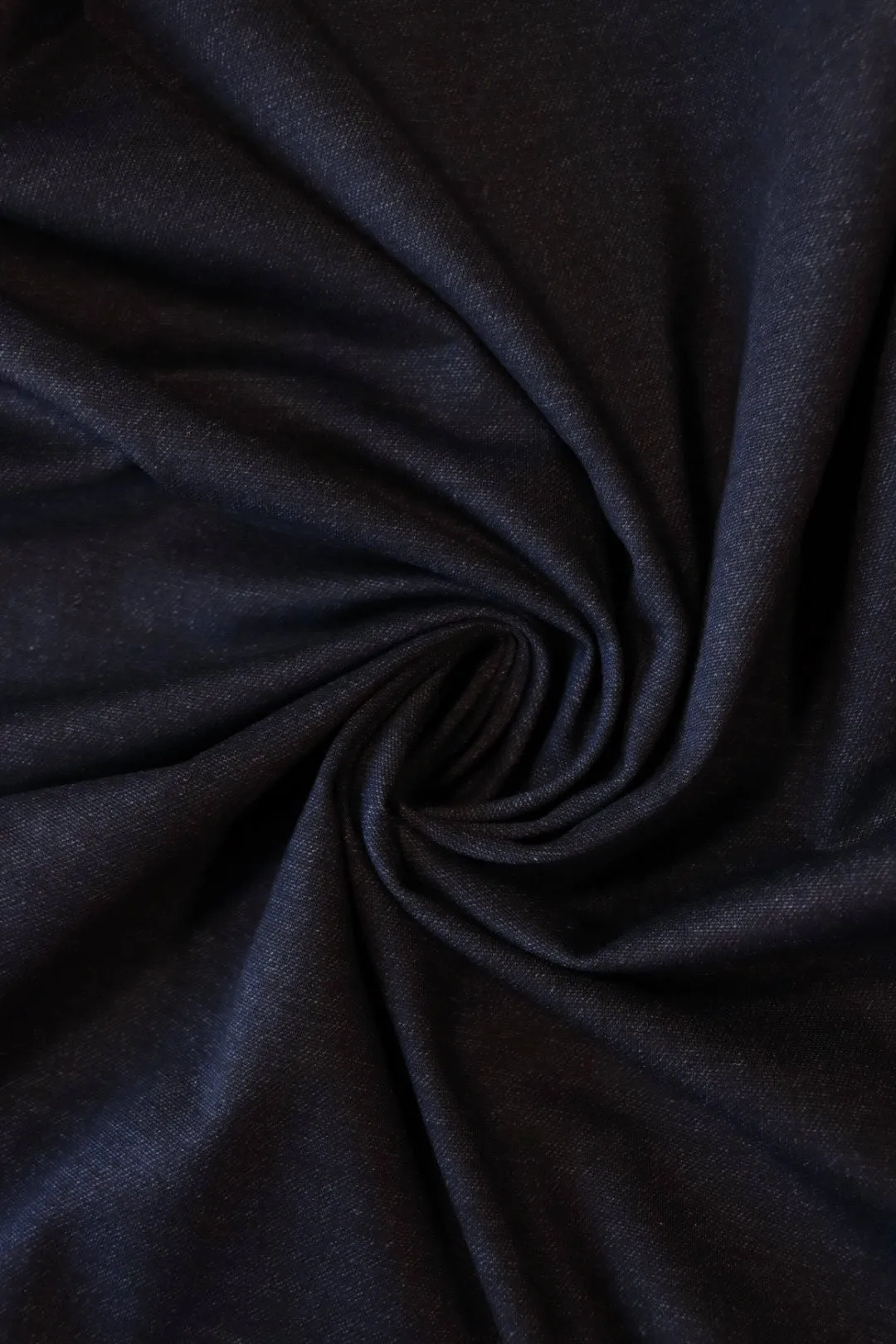 Navy Static Premium Ponte Print