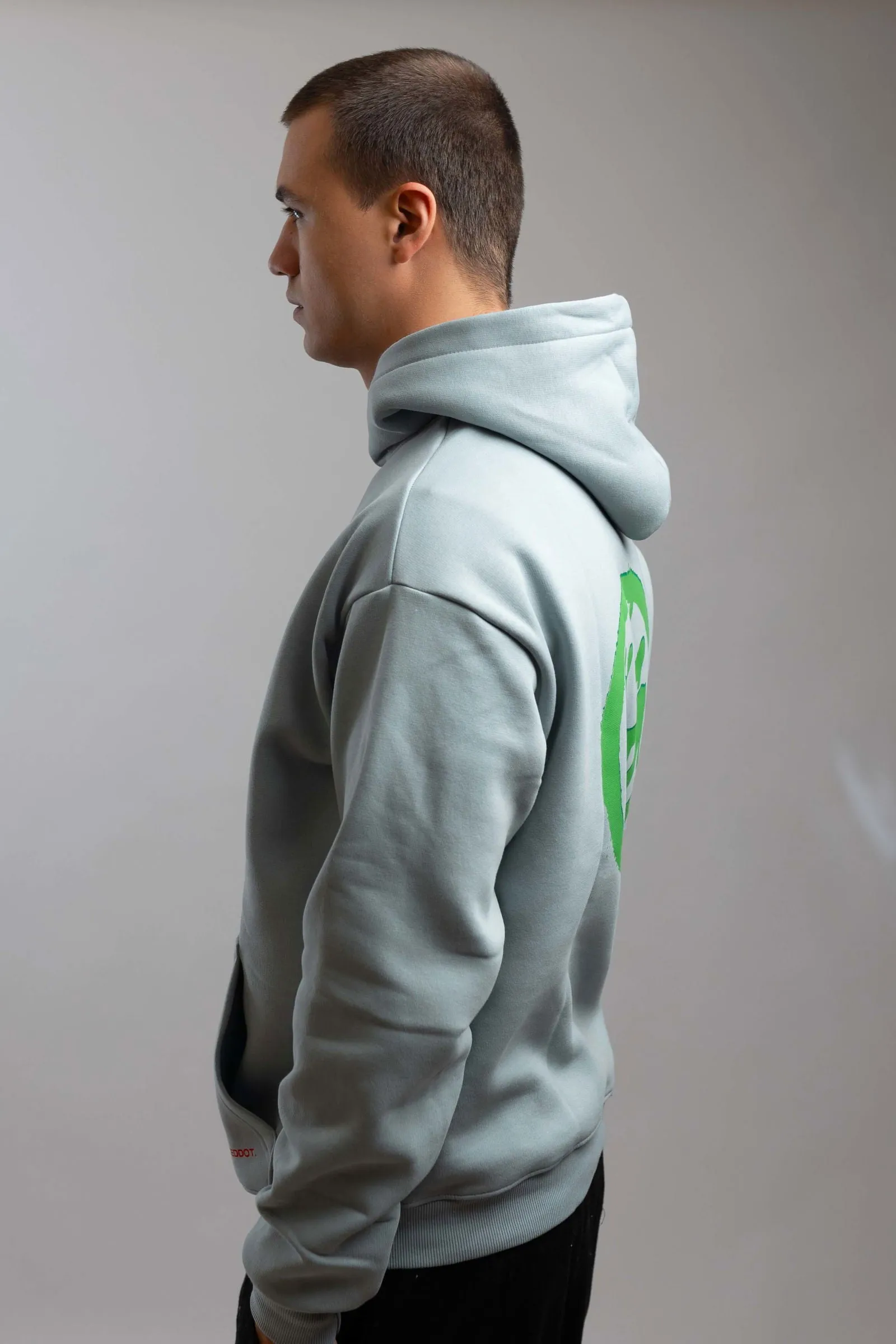 No Photo Please Hoodie-Light Blue