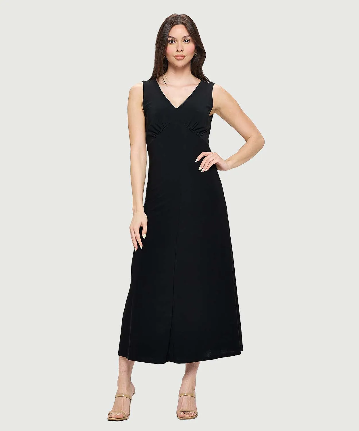 Open Back Maxi Dress