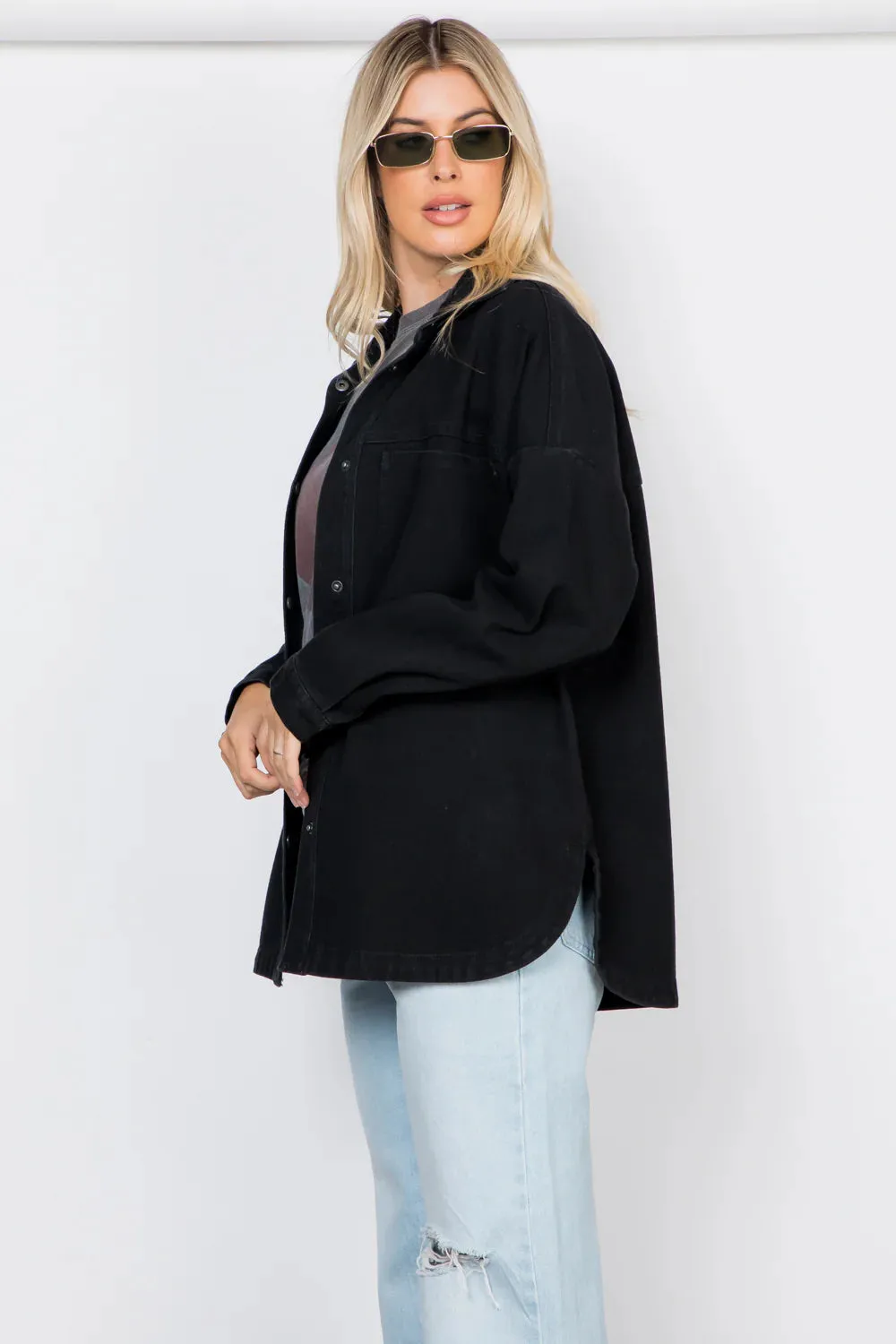 Oversized Denim Shacket