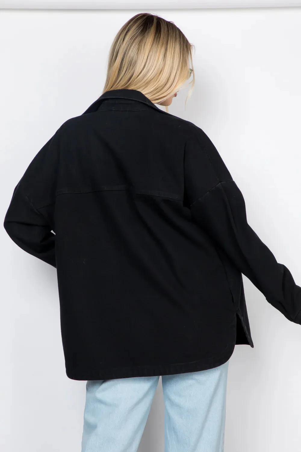 Oversized Denim Shacket