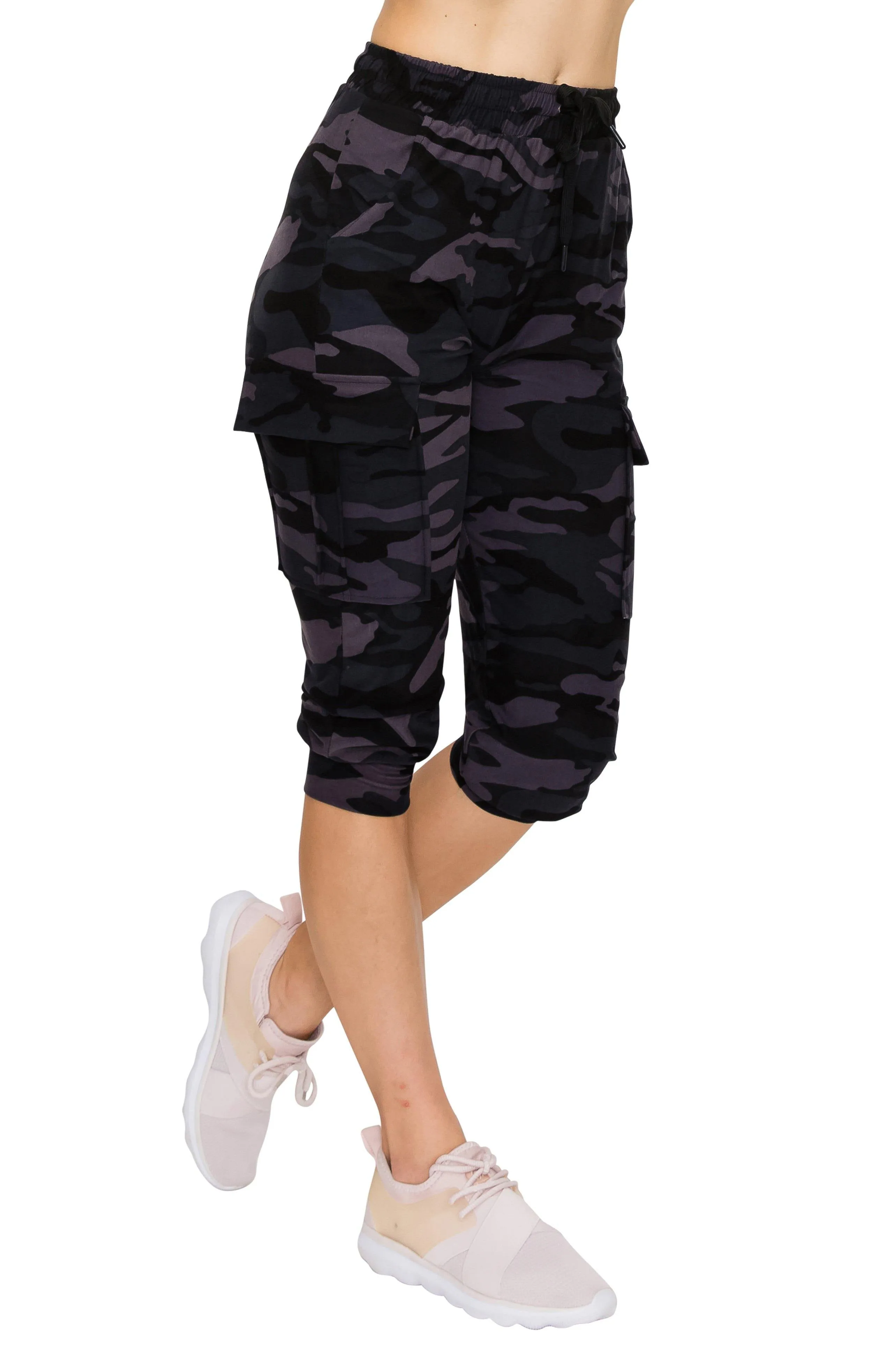 Print Design Capri Cargo Joggers